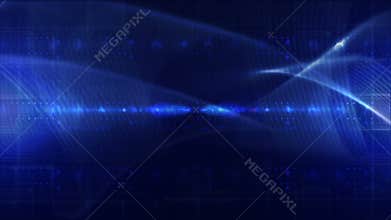 Abstract technology background LOOP blue