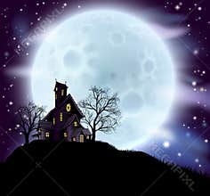 Halloween haunted house