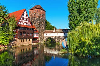 Old Town in Nuremberg, Germany