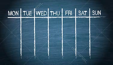 Weekly calendar