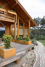 Modern Wood Country House