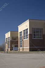 High school classroom