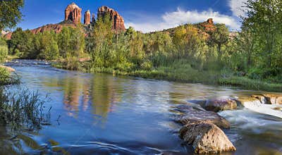 Red Rock Crossing at Cahedral Rock in Sedona Arizona