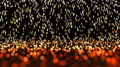 Glowing Sparks Abstract