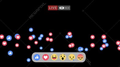 Facebook live screen interface