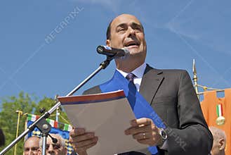 Nicola Zingaretti, president of the province