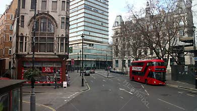 Busy London street