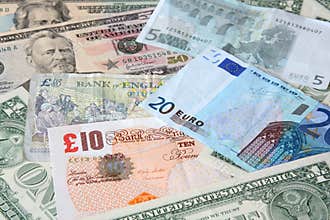 Money. World currencies