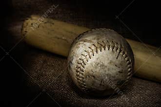 Softball and Bat