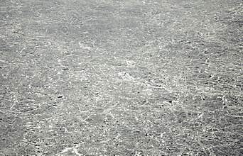 View to ocean in the arctis with sheet of ice