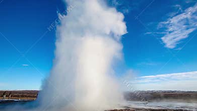 Strokkur geysir eruption