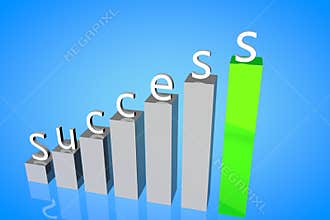Career success 3d