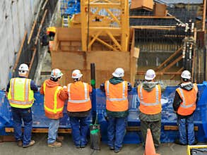 Six Construction Workers