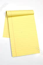 Blank yellow pages vertical