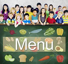Menu Choice Food Beverage List Selection Option Concept