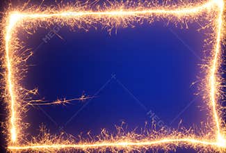 Sparklers border