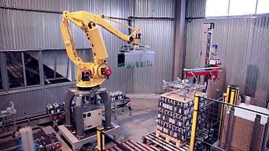 Automated Robotic Arm Loading and assembling products.