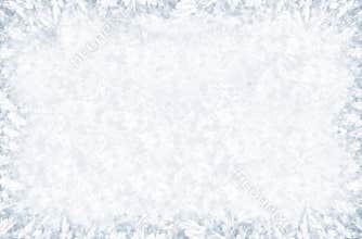Frosty pattern on winter window