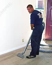 Carpet steam cleaning