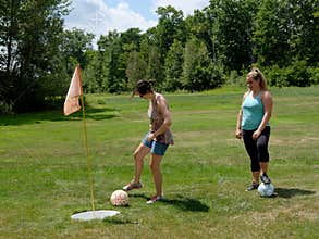 Foot Golf Putt