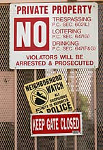 Security Signs