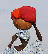 Lady with the calabas