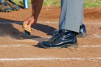 Dusting Home Plate