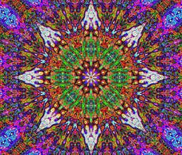 Indian mandalas paint