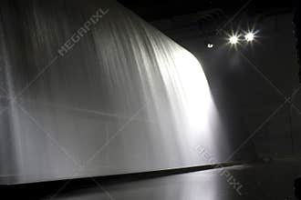 Water falls
