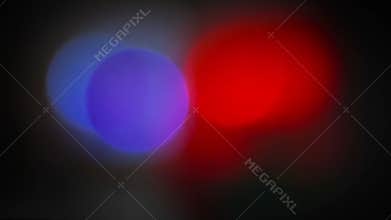 Flashing Police Revolving Light Bokeh on top of a Police Service Vehicles