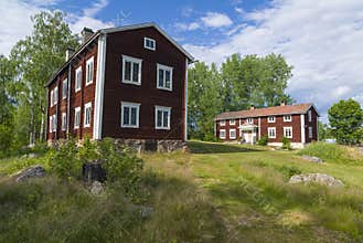 Ol-Anders farm buildings Halsingland Sweden