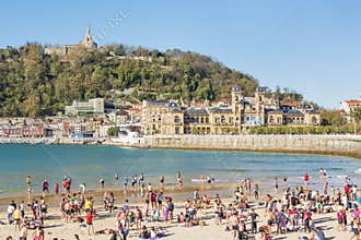 San Sebastian, Donostia, Gipuzkoa, Basque country, Spain-November 08.2015: