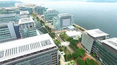 Aerial view over the Science Park
