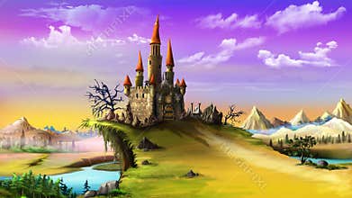 Landscape with a Magic Castle.