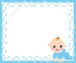 Baby boy frame