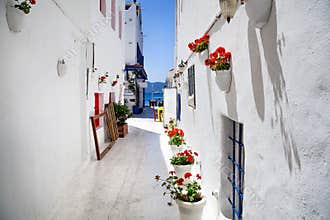 Narrow street in Bodrum