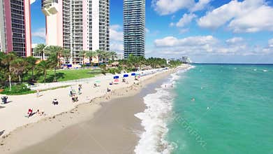 Aerial view North Miami Beach