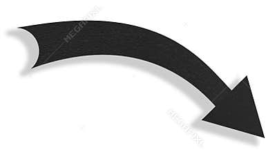 Black arrow