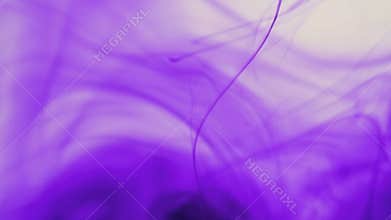 Purple ink in water.