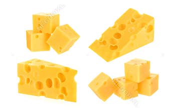 Cheese isolated
