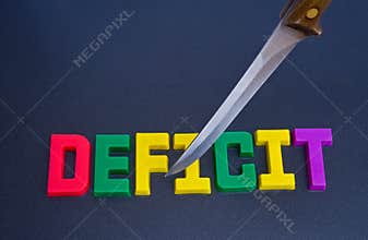 Cutting the deficit: effect of recession.