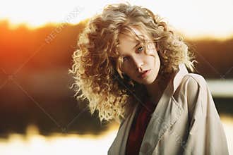 Charming fashion model
