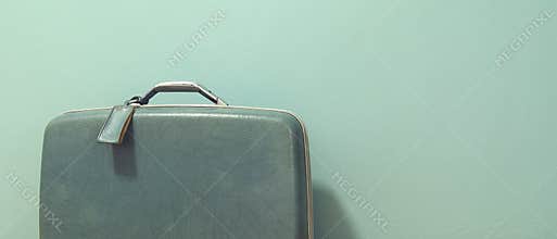 Vintage suitcase for travel