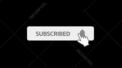 Please Subscribe Click the Bell Icon Floating bar Animation Transparent Video