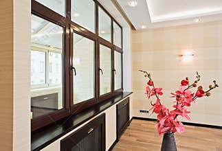 Empty living room interior in modern style
