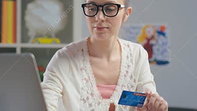 Portrait of caucasian woman wearing glasses