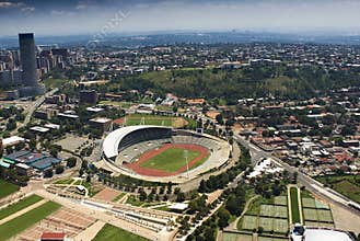 Johannesburg Stadium - Aerial View