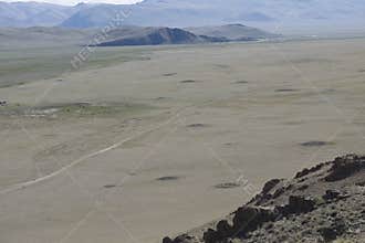 Burial mounds in Central Asia