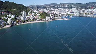 Oriental Bay Wellington coastline