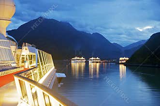Skagway at Dawn, Alaska